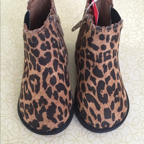 Baby Girls Lepard Zipper Garanimals  Infants Boot - Picture 6 of 8